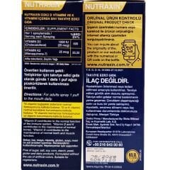 Nutraxin Vitamin D3K2 Takviye Edici Gıda Sprey 30 ml 2