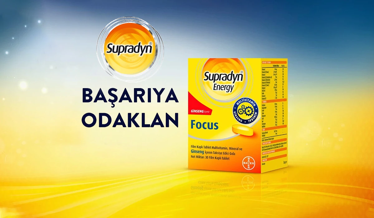 Supradyn Energy Focus 30 Film Kaplı Tablet 2