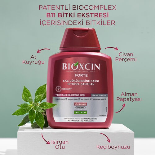 Bioxcin Forte Yoğun Saç Dökülmesine Şampuan 300 Ml