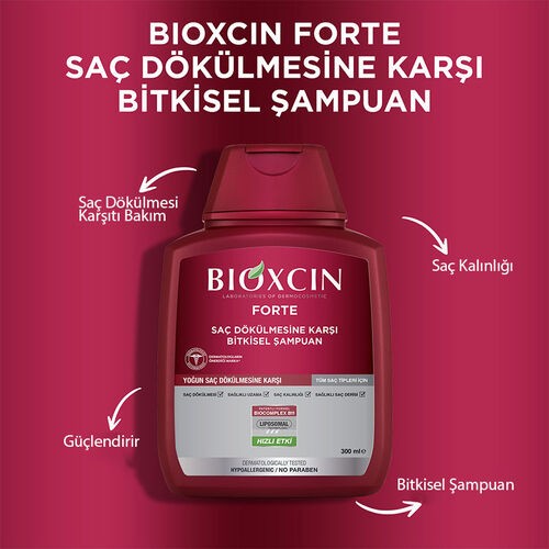 Bioxcin Forte Yoğun Saç Dökülmesine Şampuan 300 Ml