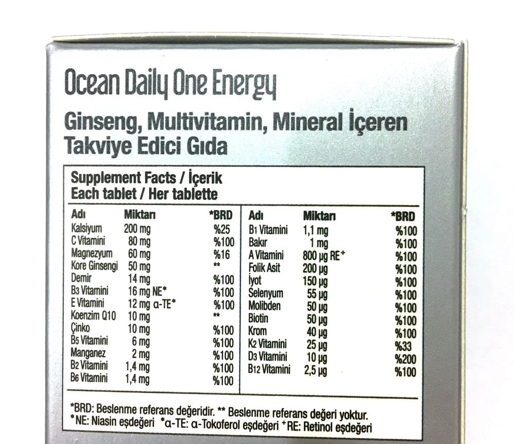 Orzax Ocean Daily One Energy 30 Tablet 4