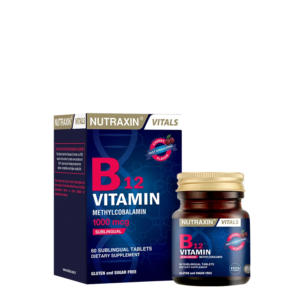 Nutraxin Vitals B12 Vitamin 60 Tablet