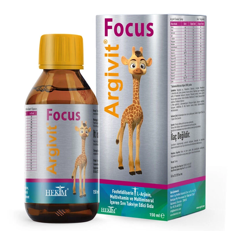 Argivit Focus Takviye Edici Gıda 150 ml 2