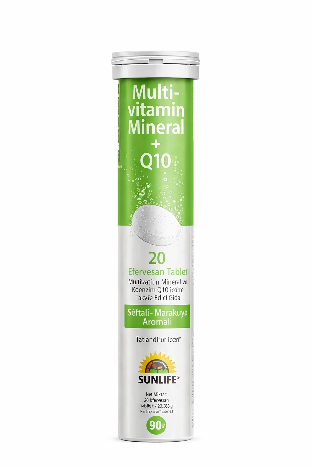 Nutraxin Efervesan - Vitamin C-D-ZINC 15 Efervesan Tablet & Sunlife Multivitamin & Mineral + Q10 Efervesan 20 Tablet 2