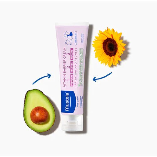 Mustela Mustela Vitamin Barrier Cream 1 2 3 Pişik Kremi 100 ml