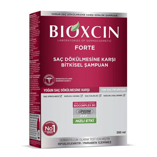 Bioxcin Forte Yoğun Saç Dökülmesine Şampuan 300 Ml