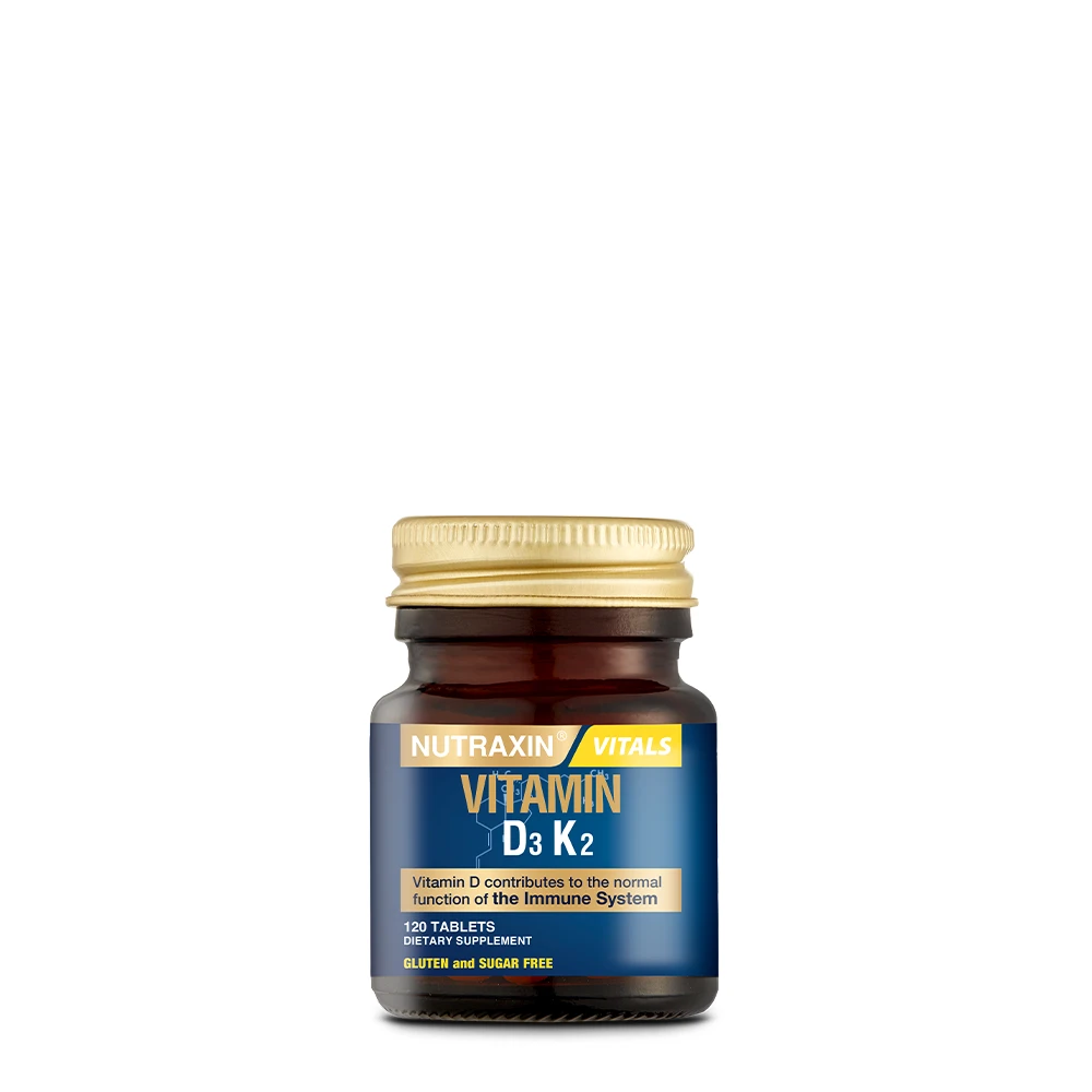 Nutraxin Magnesium Complex 60 Tablet & Nutraxin Vitamin D3 K2 Vitamini İçeren Takviye Edici Gıda 120 Tablet (2'li Set) 5