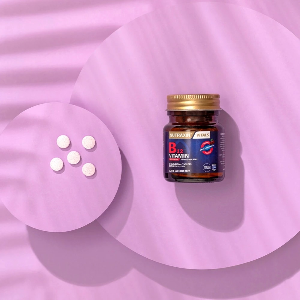 Nutraxin Vitals B12 Vitamin 60 Tablet 3