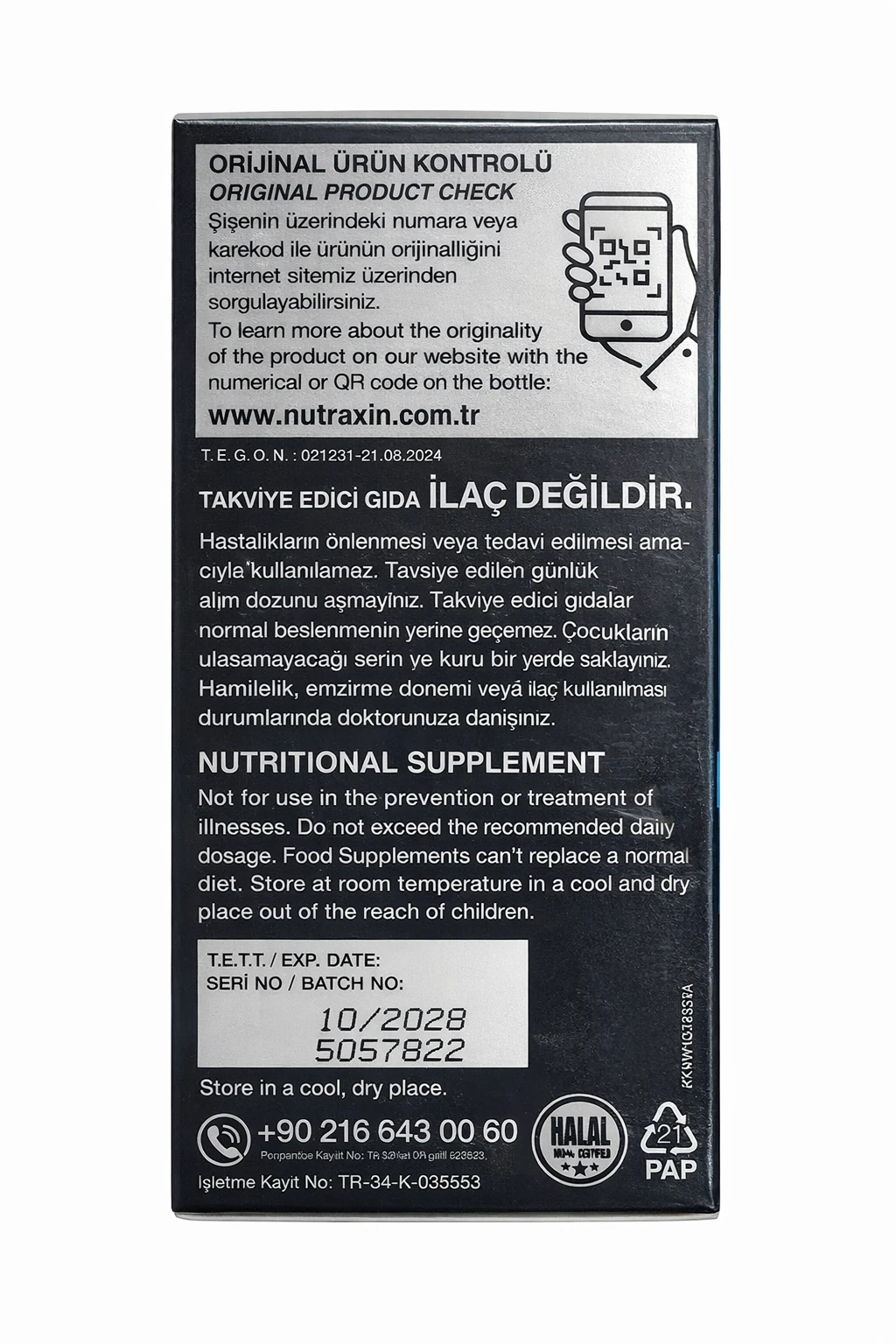 Nutraxin Vitals Magnesium Daily 250 mg 60 Tablet 2