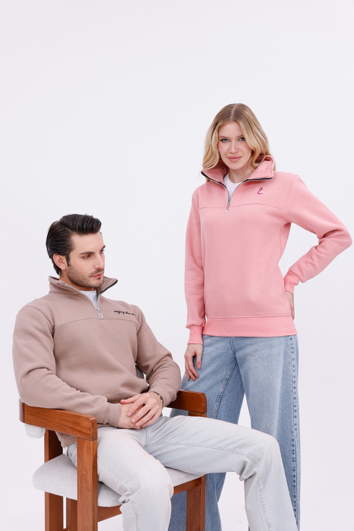 Steeprockt Kadın Pembe Sweat