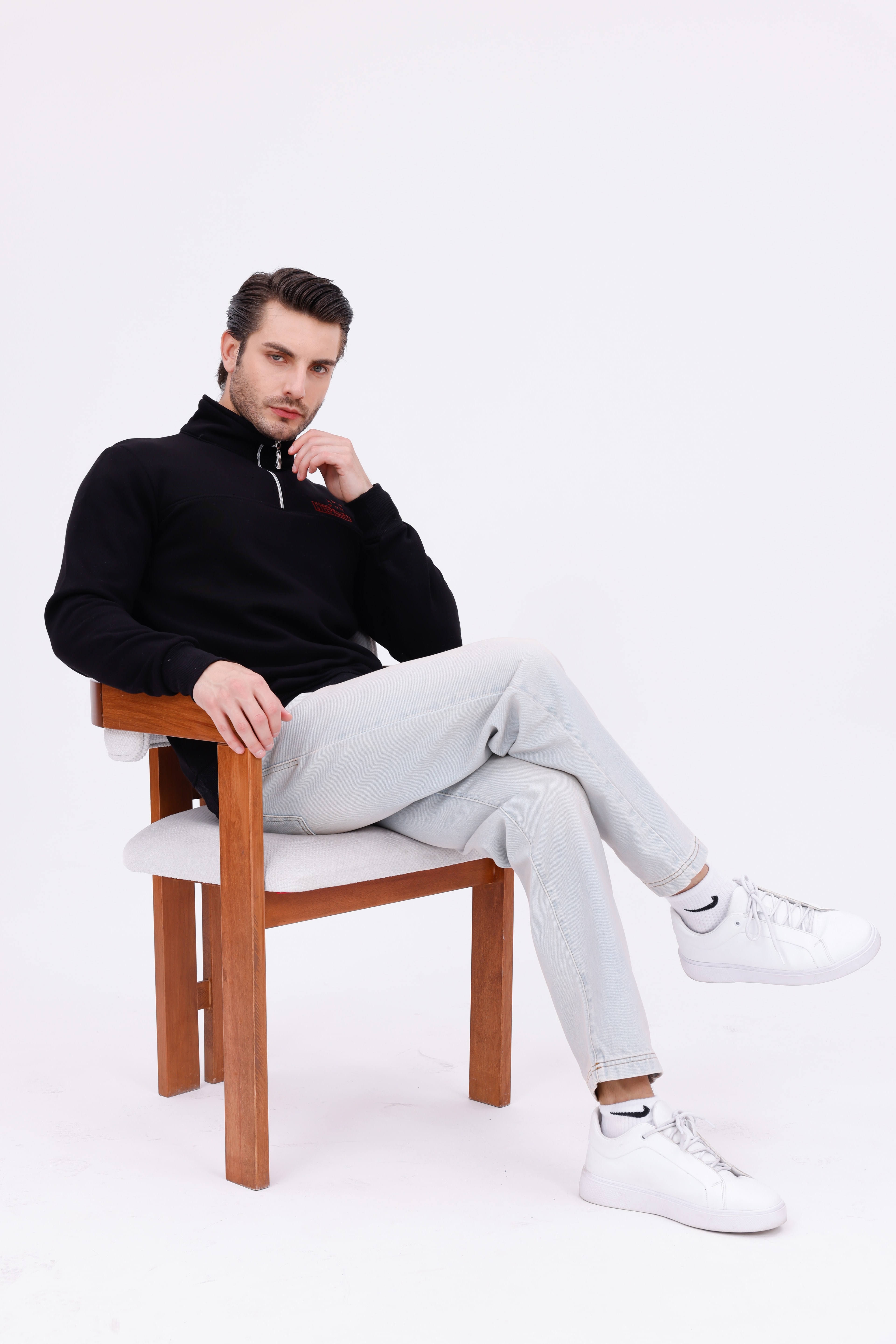 Steeprockt Erkek Siyah Sweat