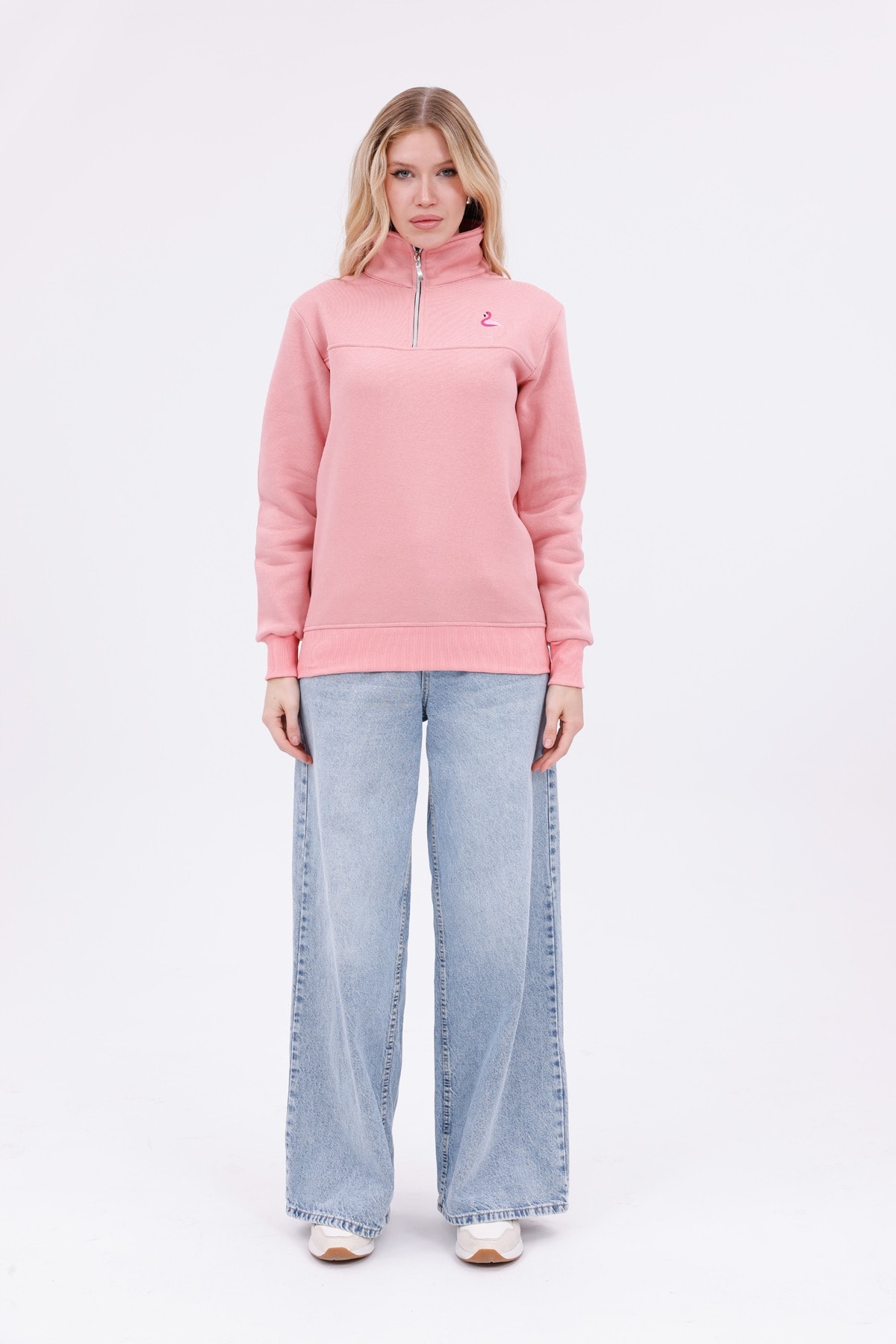 Steeprockt Kadın Pembe Sweat