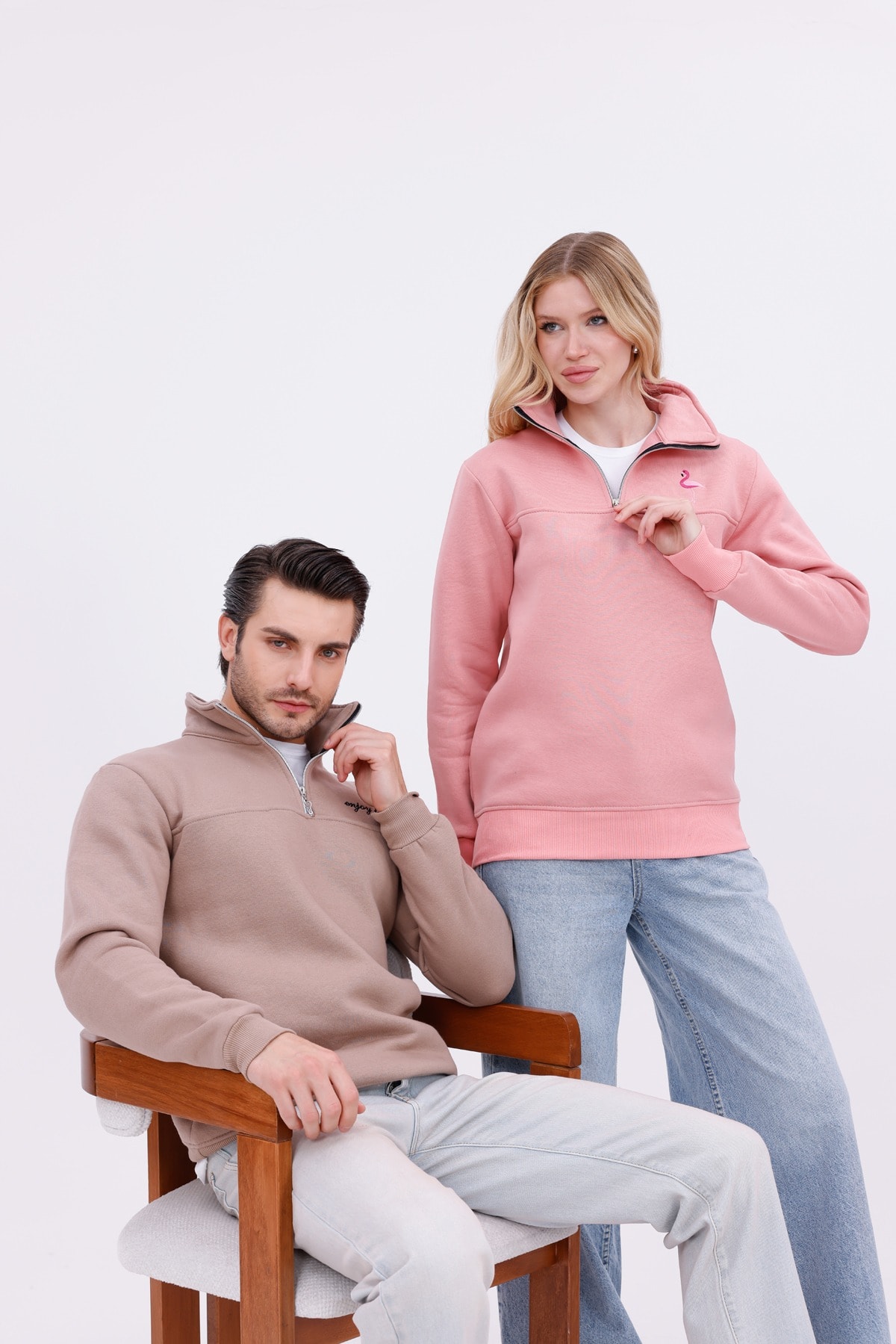 Steeprockt Kadın Pembe Sweat