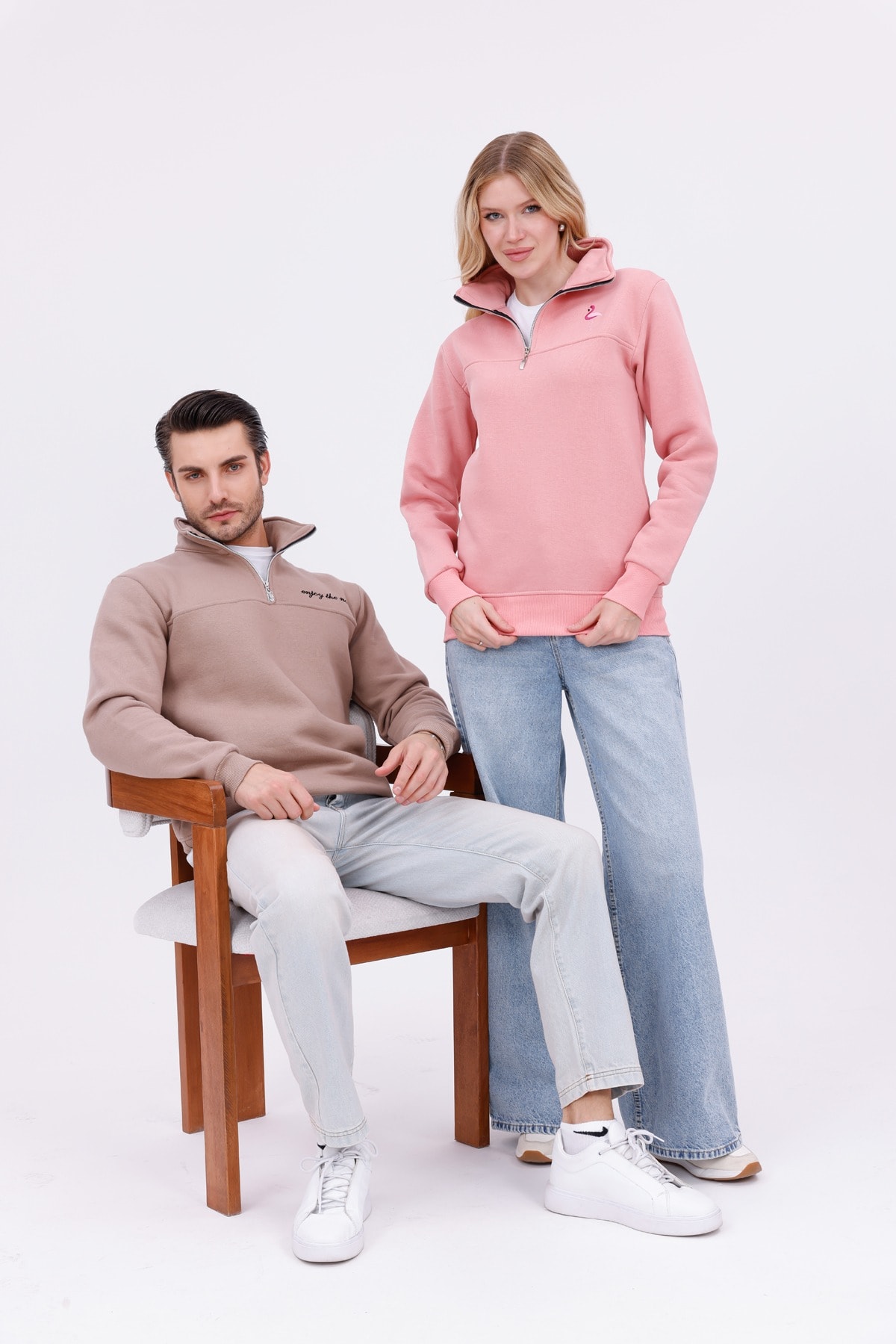 Steeprockt Kadın Pembe Sweat