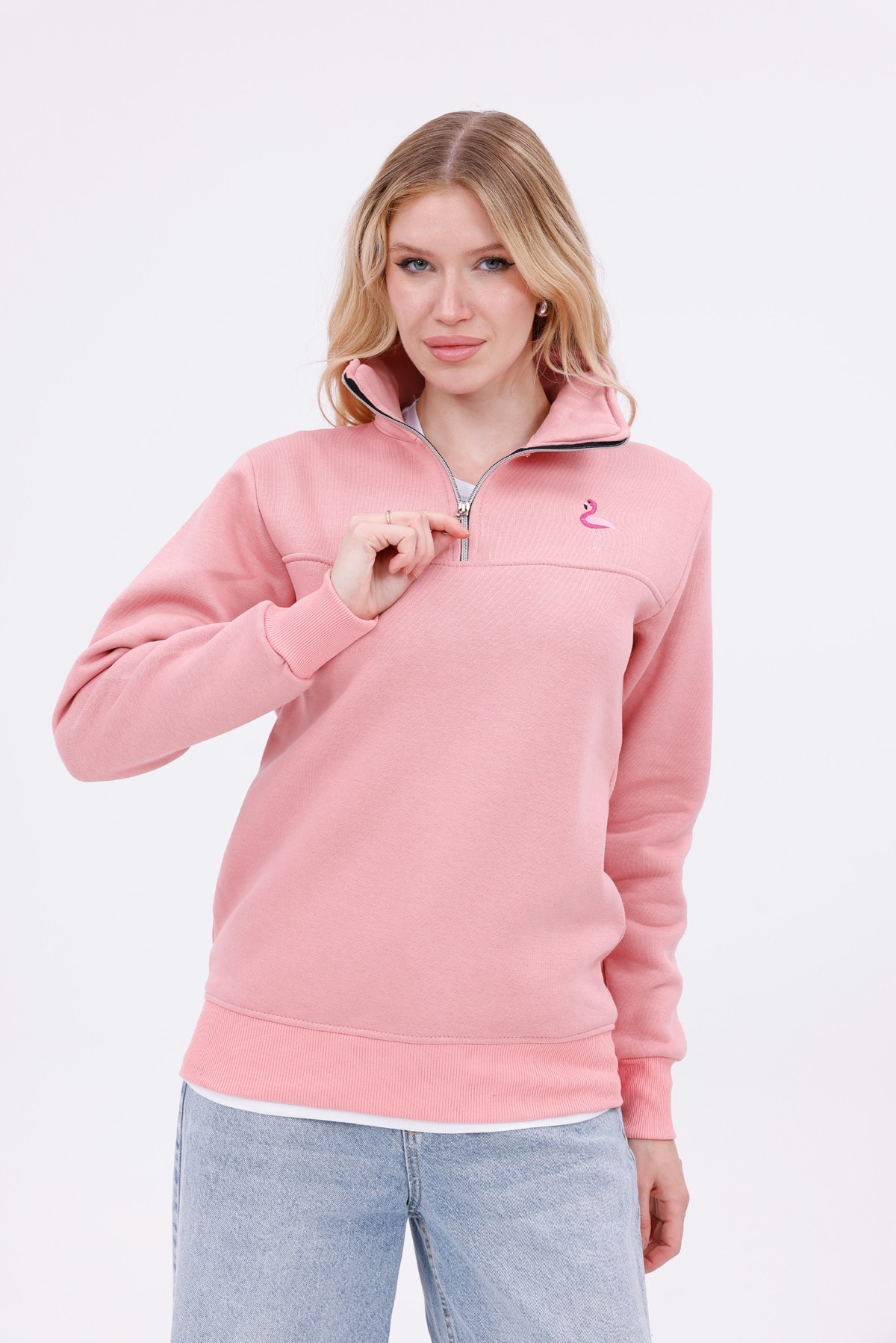 Steeprockt Kadın Pembe Sweat