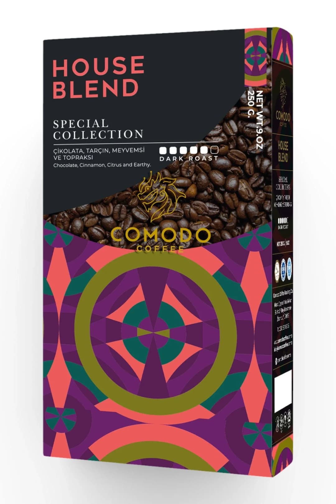 Comodo Coffee House Blend 250gr X 4 (1000gr)