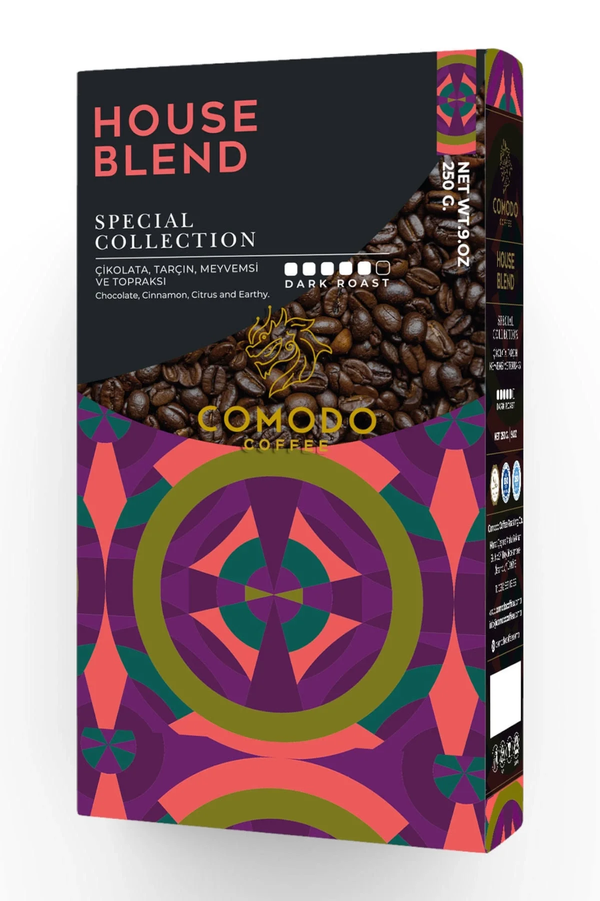 Comodo Coffee House Blend 250gr X 4 (1000gr)