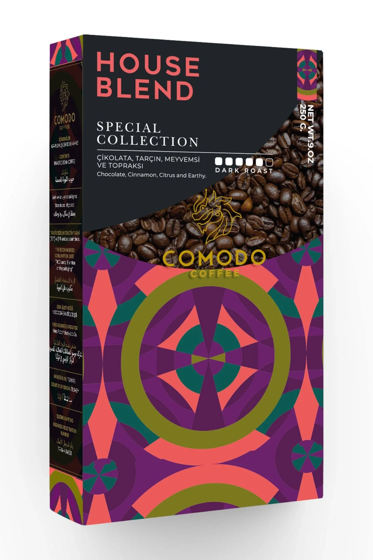 Comodo Coffee House Blend 250gr X 4 (1000gr)