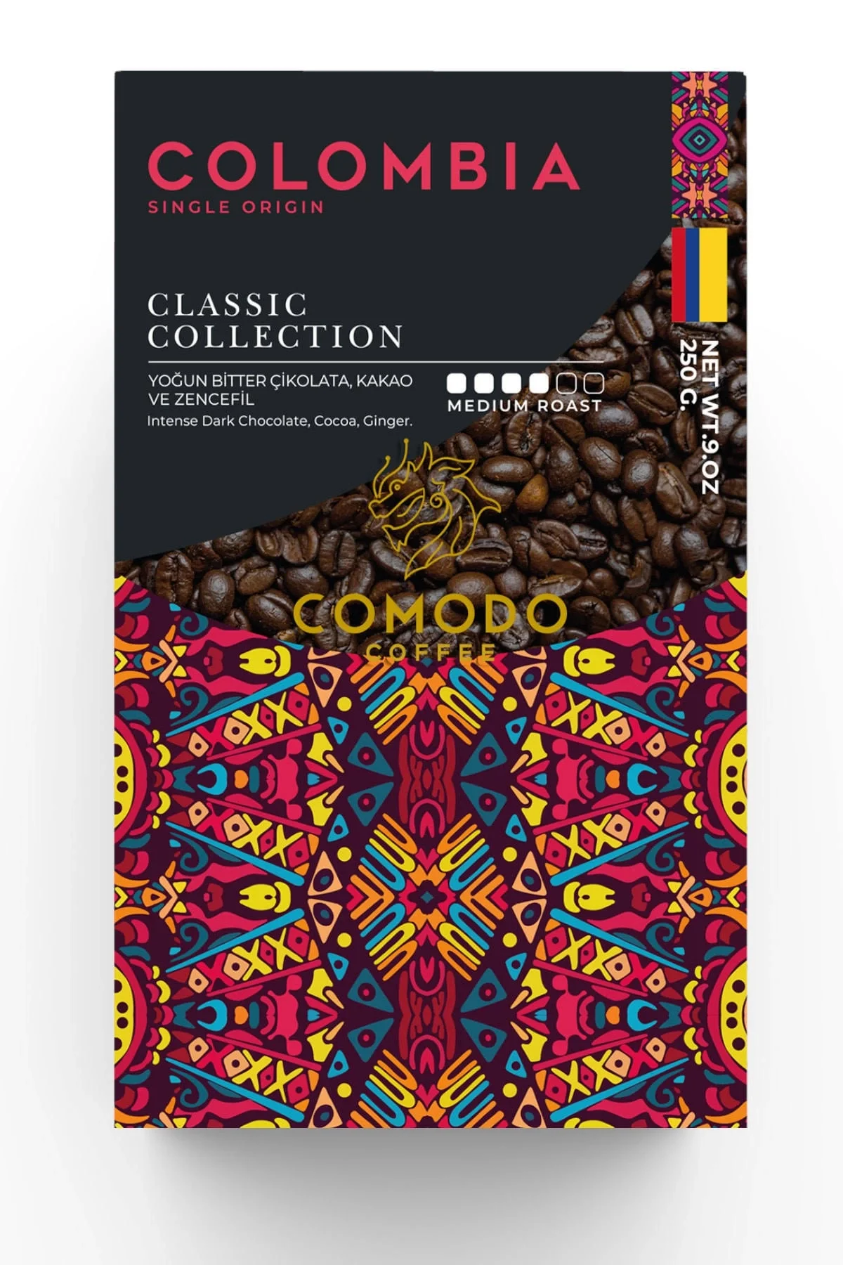 Comodo Coffee Colombia Kahvesi 250gr X 4 (1000gr)