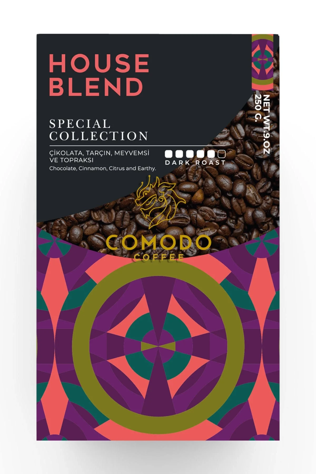 Comodo Coffee House Blend 250gr X 4 (1000gr)