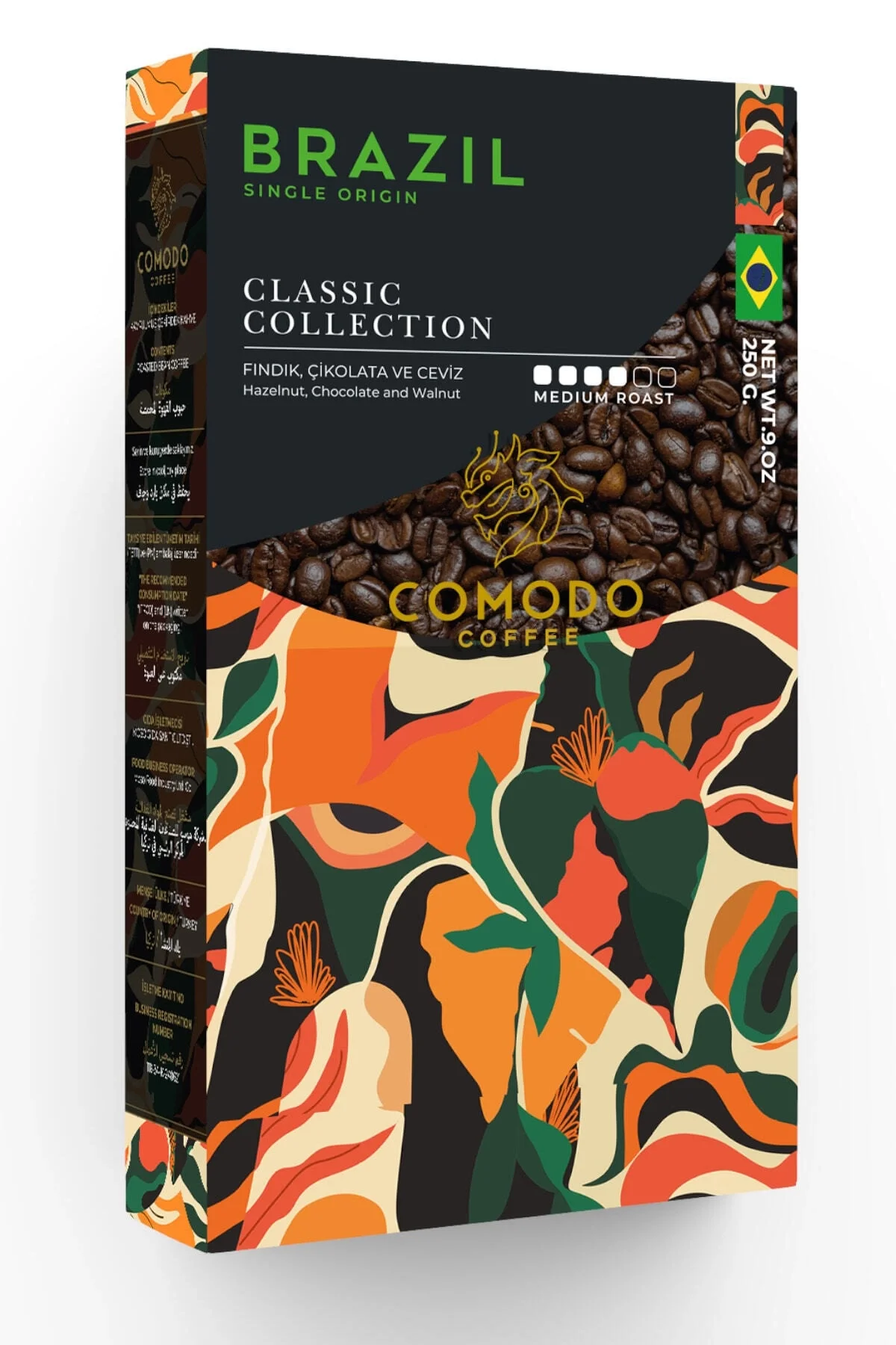 Comodo Coffee Brezilya Kahvesi 250gr X 4 (1000g)