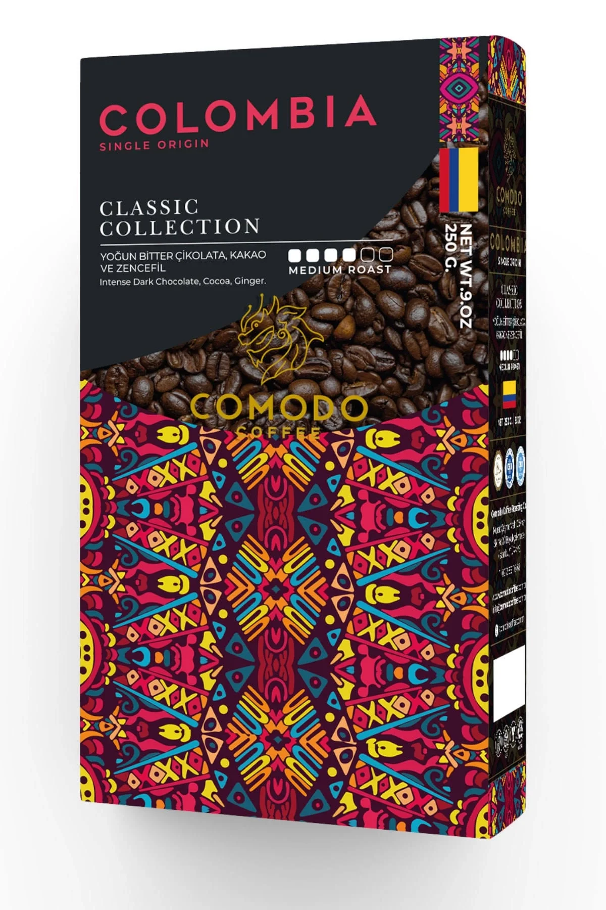 Comodo Coffee Colombia Kahvesi 250gr X 4 (1000gr)
