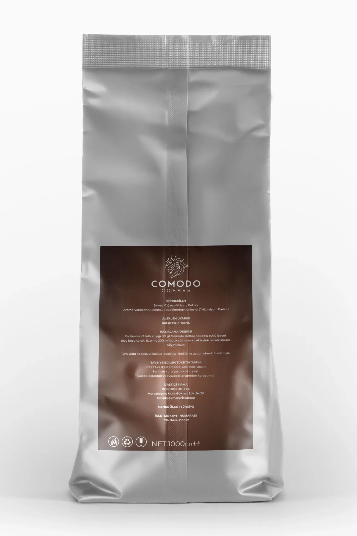 Comodo Coffee Sıcak Çikolata Içecek Tozu 1000gr