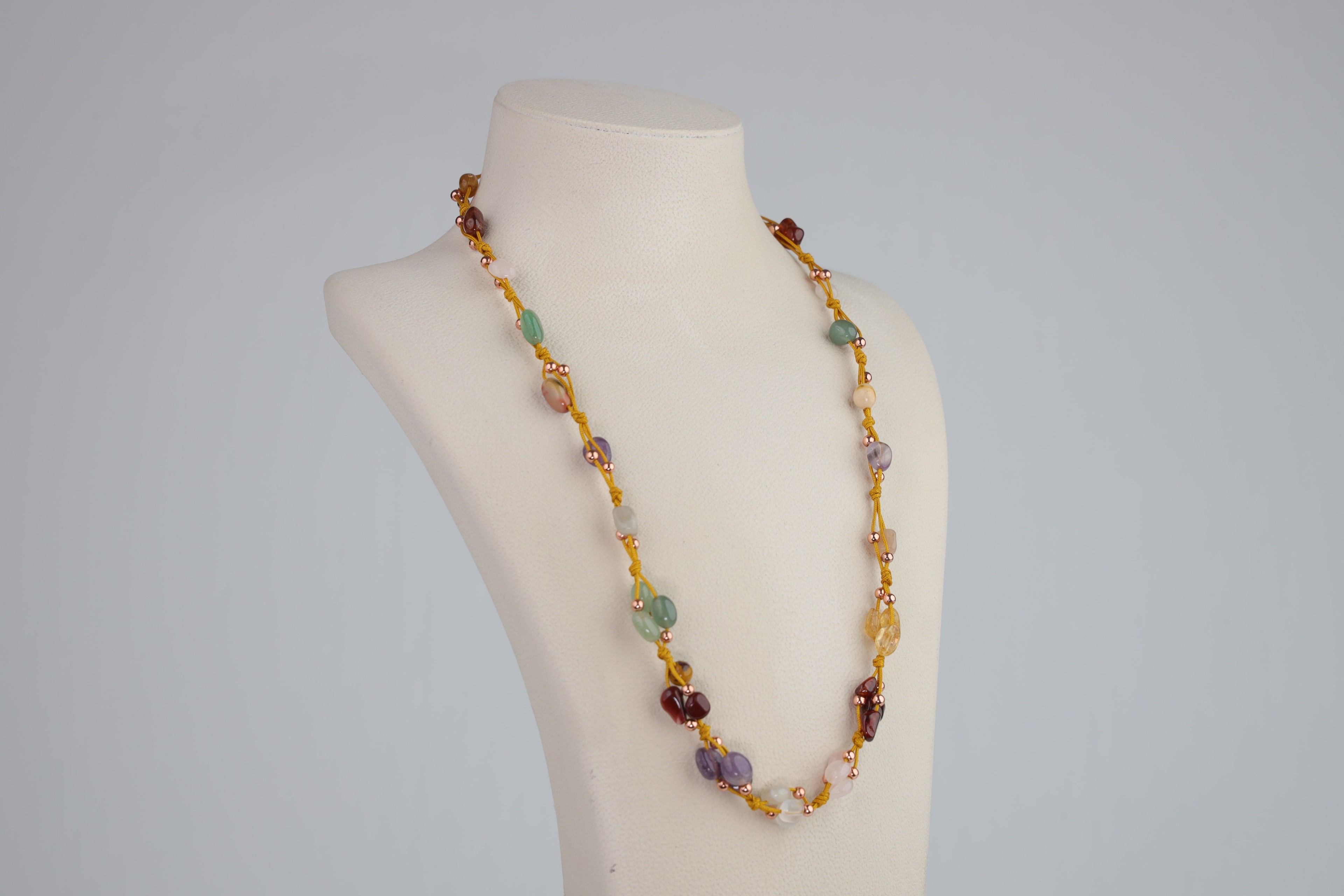 Aquarius Horoscope Necklace and Bracelet - Gemstone , Beaded Bracelet , Beaded Necklace , %100 Real Gemstones , Gift
