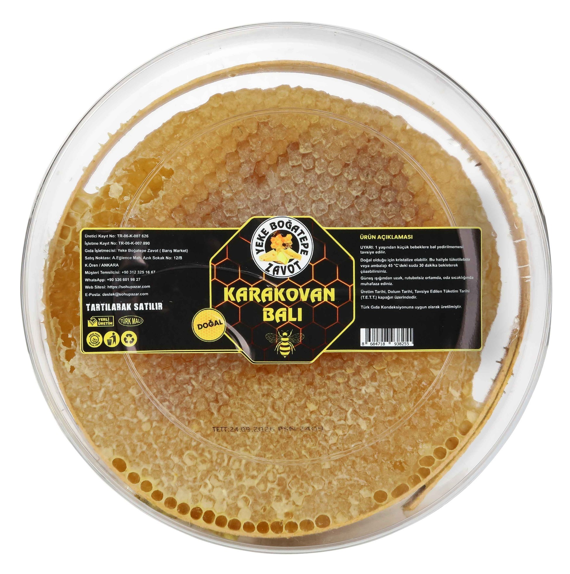 Karakovan Petek Balı (1 kg)