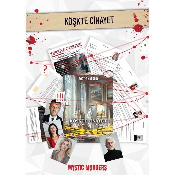 Dedektiflik Cinayet Çözme Oyunu - Köşkte Cinayet