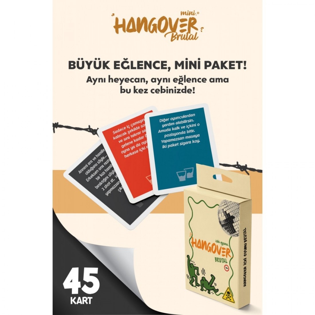 Hangover Mini Brutal Kutu Oyunu