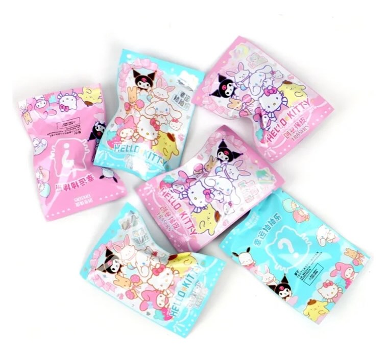 Hello Kitty Kuromi Silgi Figür Sürpriz Paket