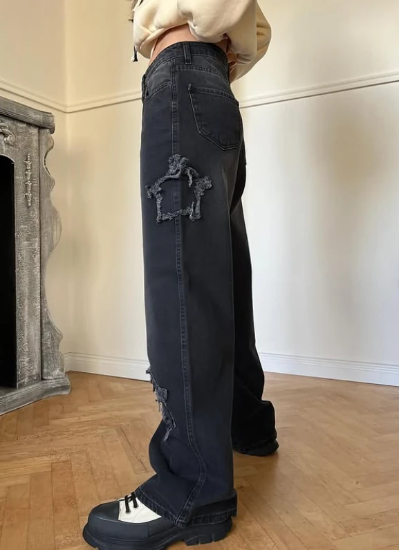 Stars Retro Baggy Unisex Jean