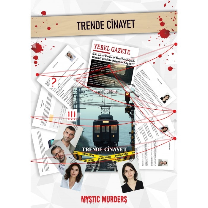 Dedektiflik Cinayet Çözme Oyunu - Trende Cinayet