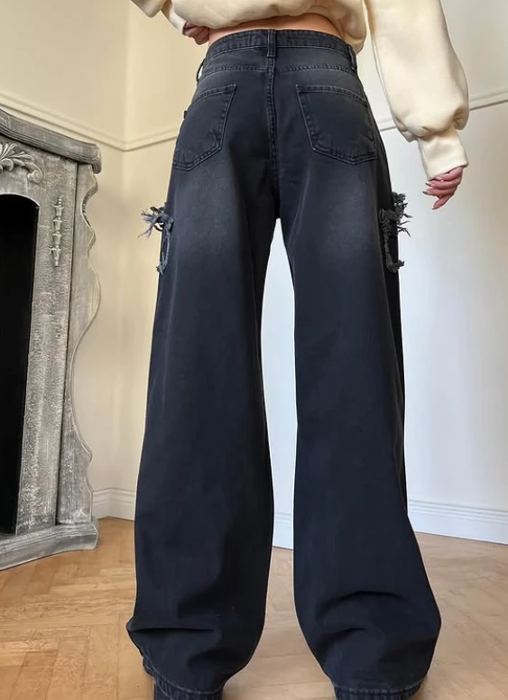 Stars Retro Baggy Unisex Jean