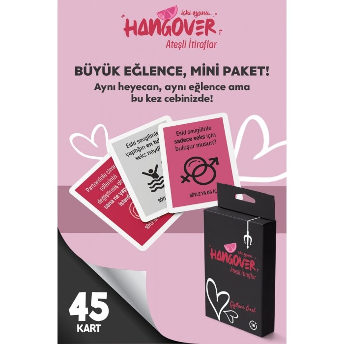Hangover Mini Ateşli İtiraflar Kutu Oyunu