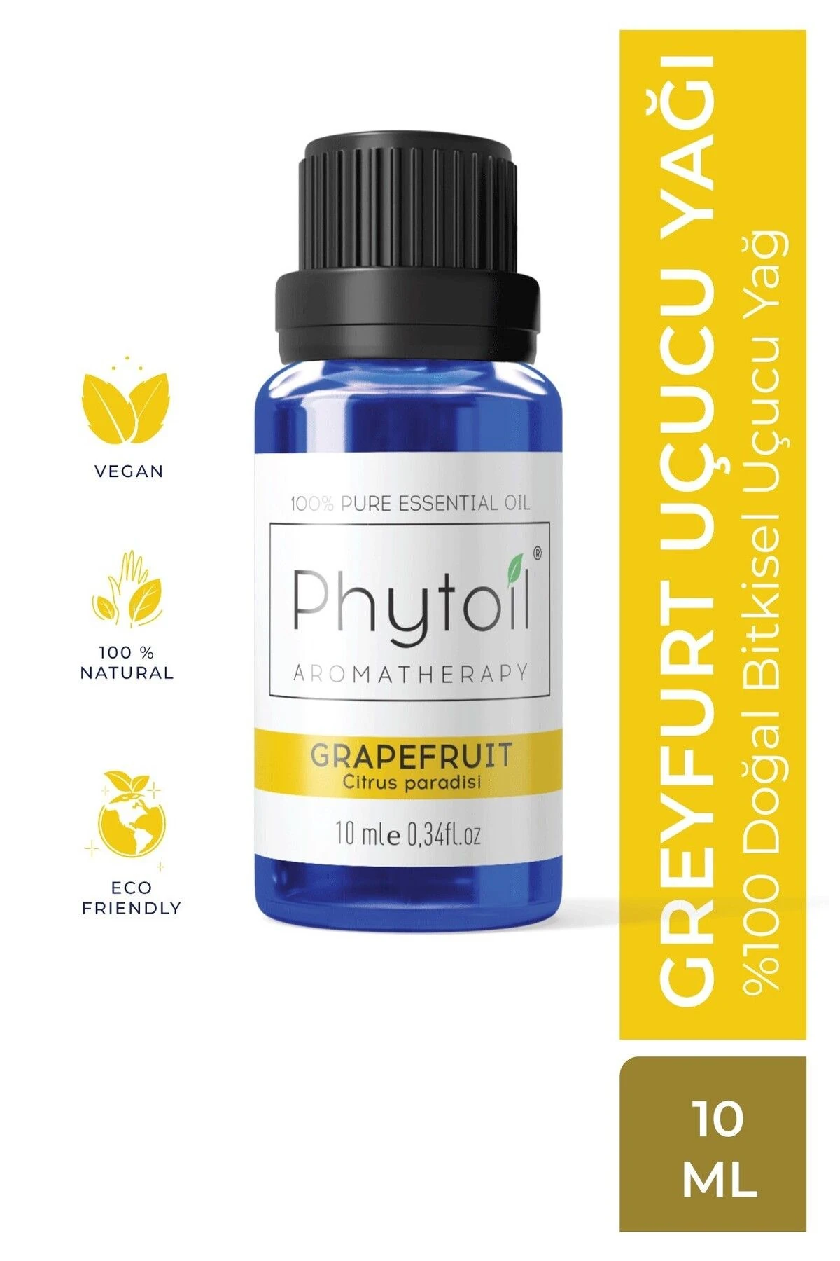 Organik Greyfurt Uçucu Yağı – Grapefruit %100 Saf ve Doğal Bitkisel Uçucu Yağ 10 ml