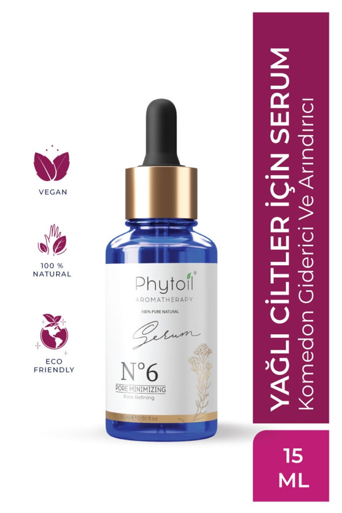 Organik Yağlı Ciltler Için Komedon Giderici Arındırıcı Yüz Serumu- No6 Serum Pore Minimizing 15 ml