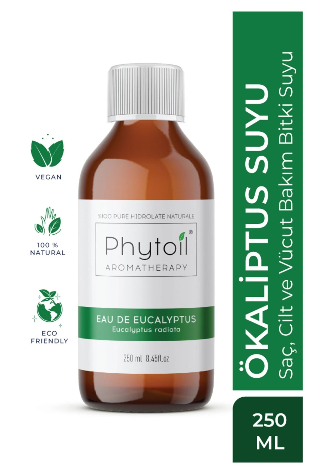 Ökaliptus Suyu (Eucalyptus radiata) %100 Saf ve Doğal Bitkisel Hidrolat 250 ml