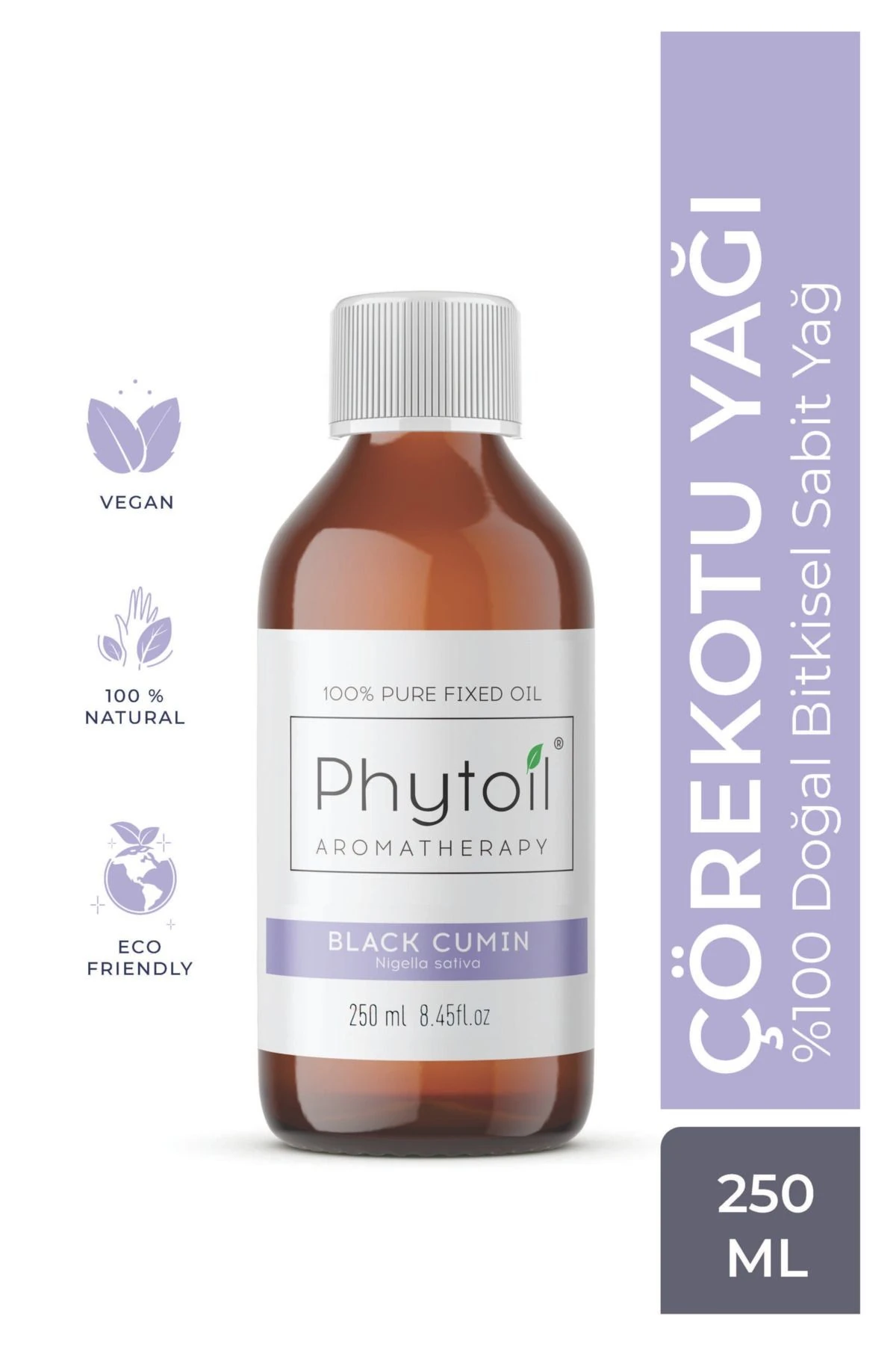 Phytol Aromatherapy %100 Doğal Çörekotu Yağı – Black Cumin Oil 250 ml