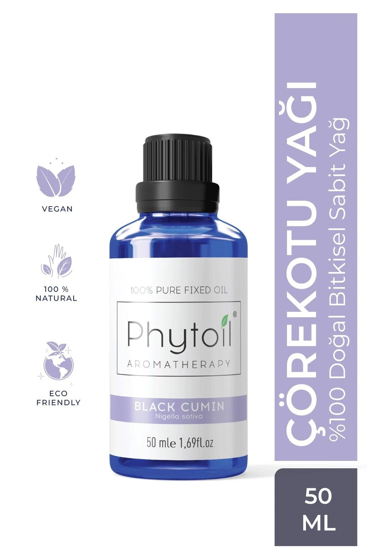 Phytol Aromatherapy %100 Doğal Çörekotu Yağı – Black Cumin Oil 50 ml