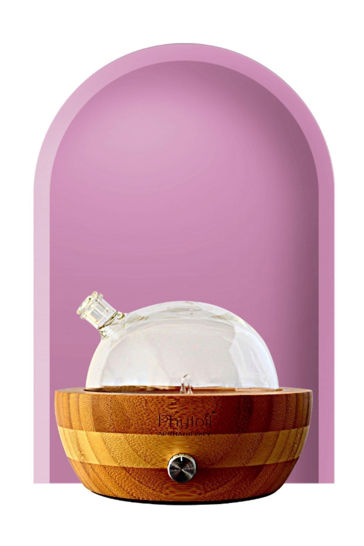 Ultrasonik Aroma Difüzörü 30 ml – Doğal Bambu Hava Nemlendirici ve Koku Dağıtıcı