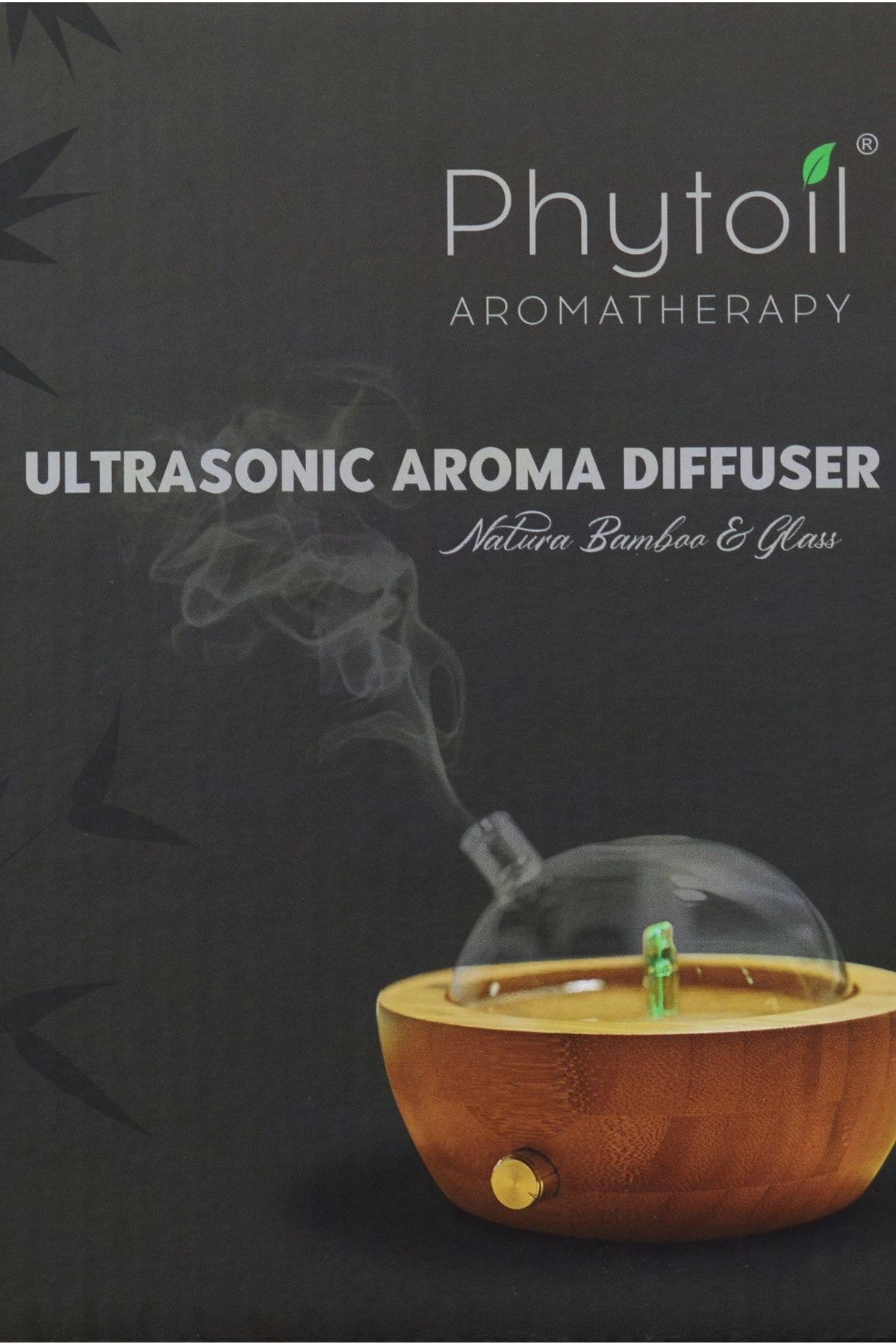 Ultrasonik Aroma Difüzörü 30 ml – Doğal Bambu Hava Nemlendirici ve Koku Dağıtıcı