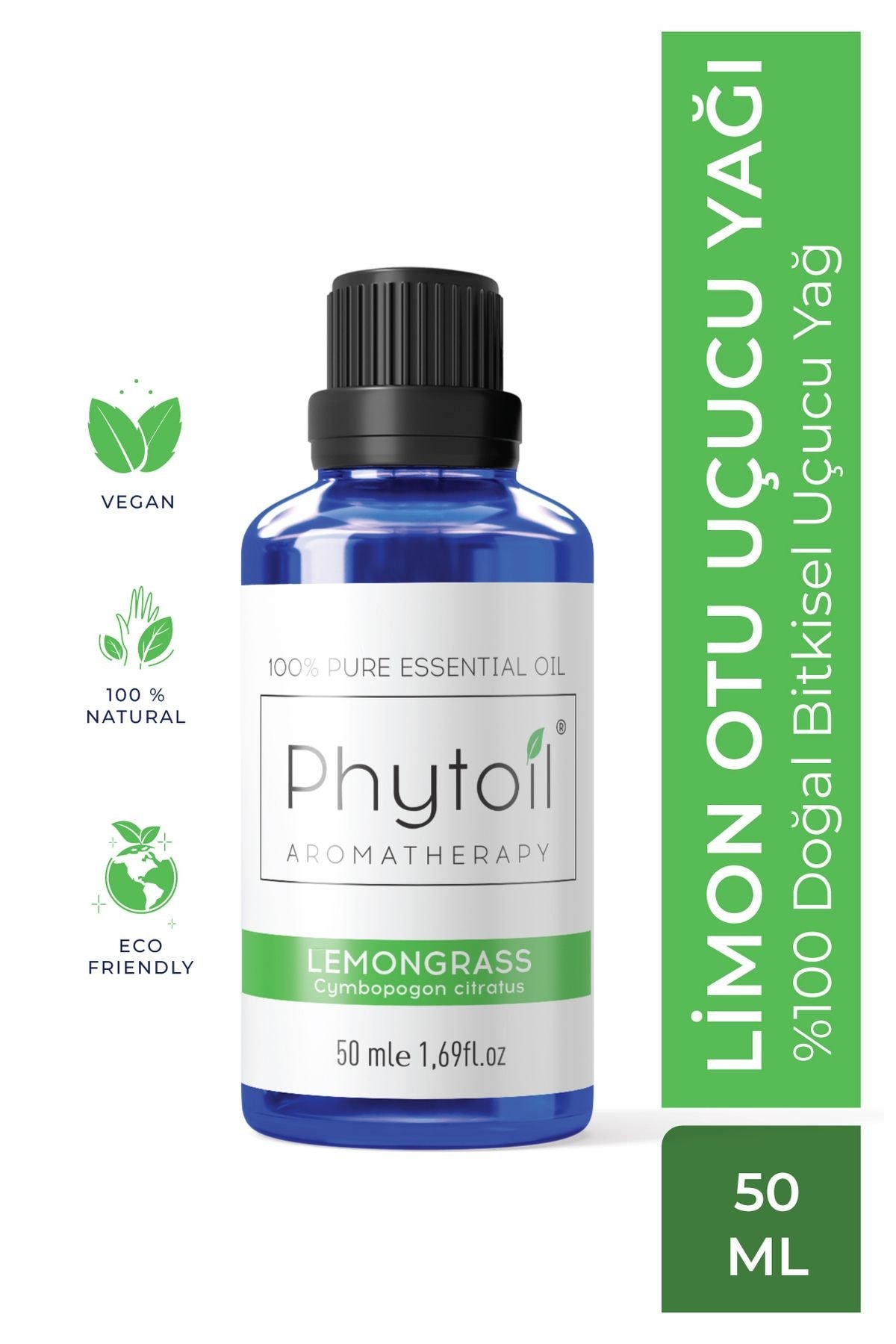 Organik Limon Otu Uçucu Yağı- Lemongrass 50 Ml