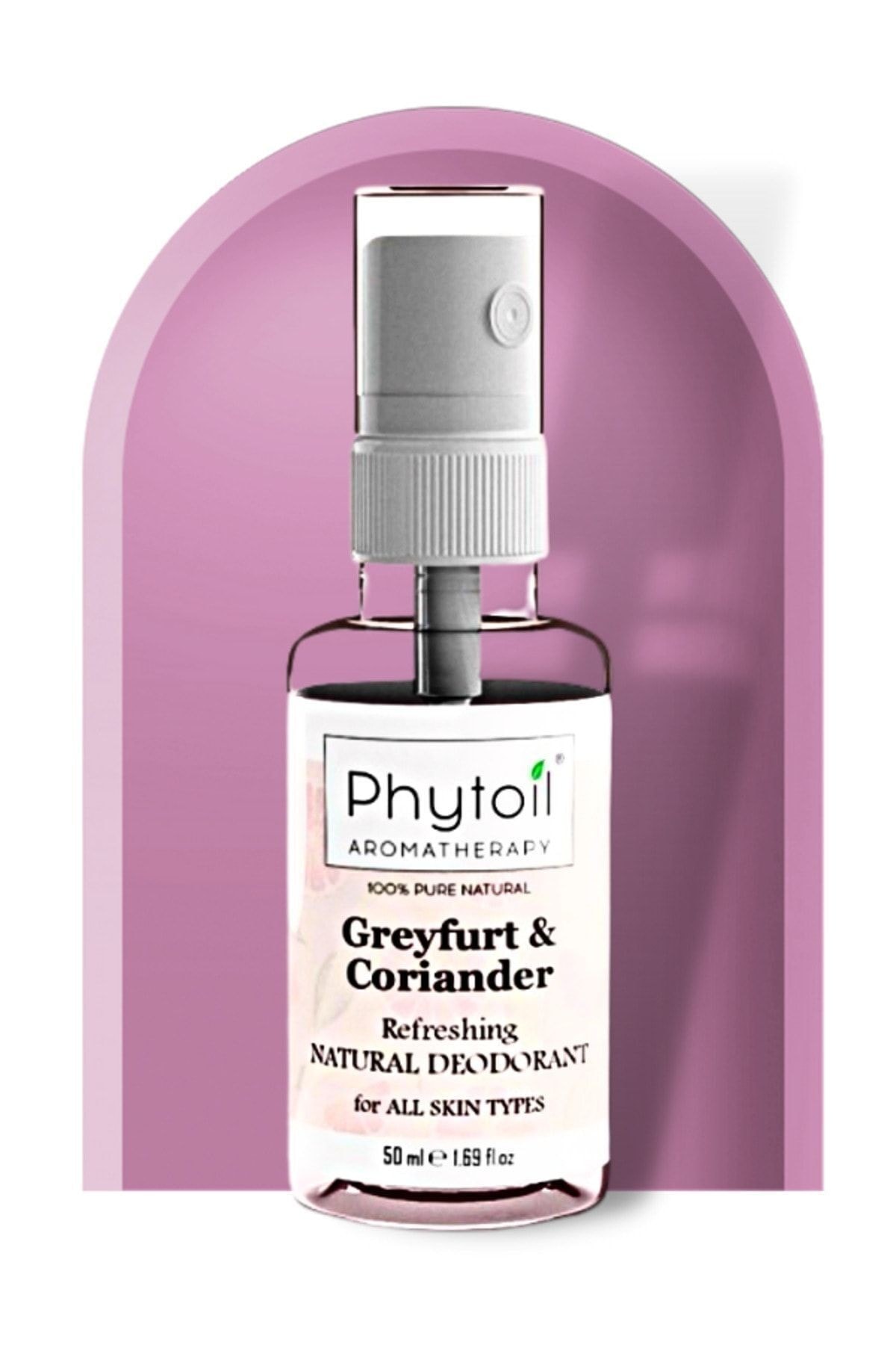 Organik Greyfurtlu Tüm Vücut Için Al Tuzu Içermeyen Ter Ve Koku Önleyici Alkolsüz Deosprey 50ml
