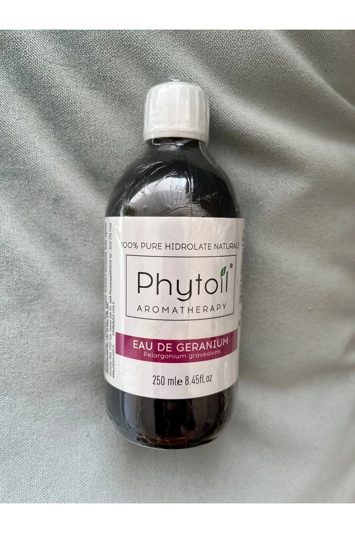 Organik Itır Suyu (Pelargonium graveolens) %100 Saf ve Doğal Bitkisel Hidrolat 250 ml