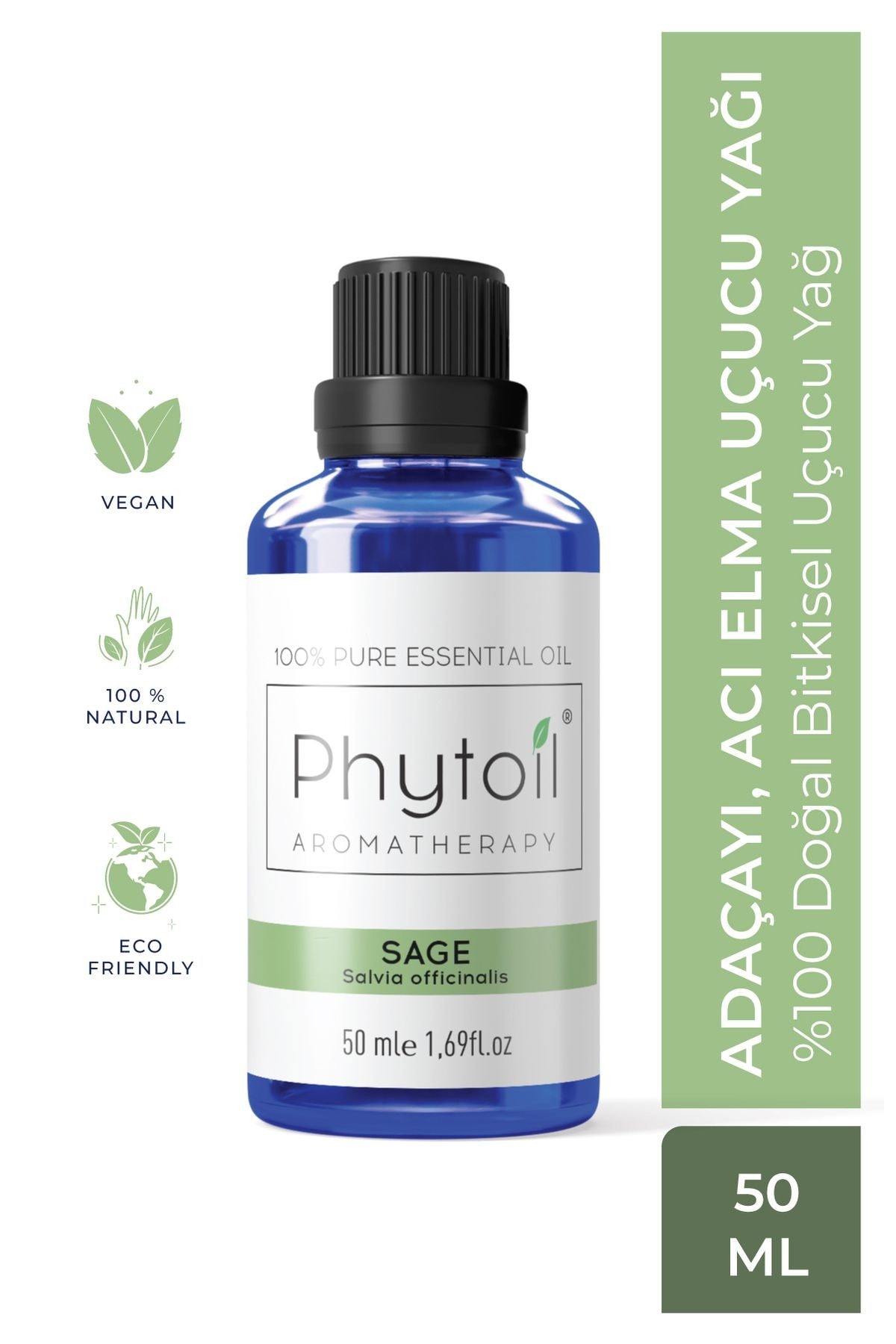 Organik Adaçayı-acı Elma Uçucu Yağı- Sage 50 ml