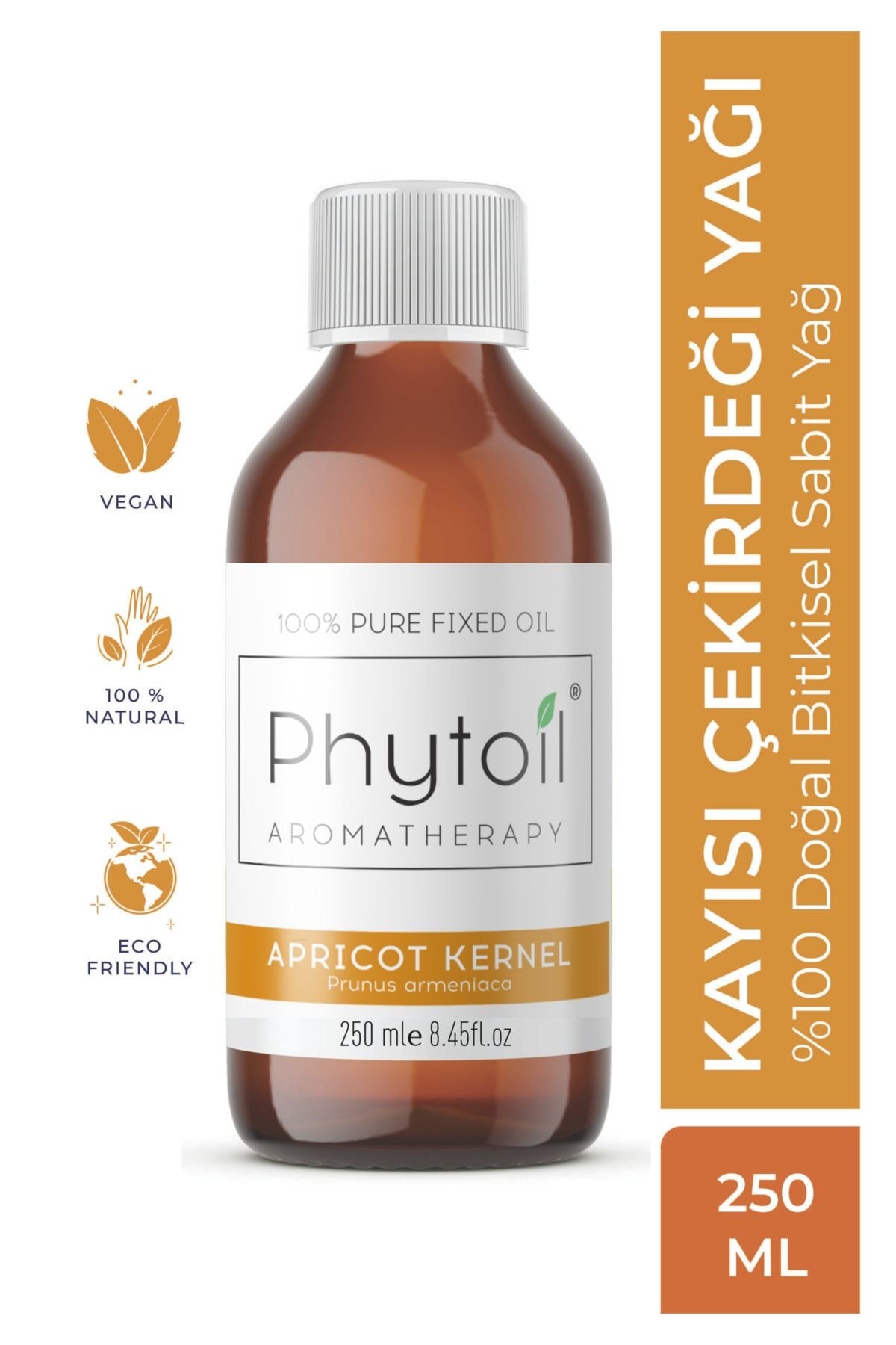 Organik Kayısı Çekirdeği Yağı - Apricot Kernel 250 Ml
