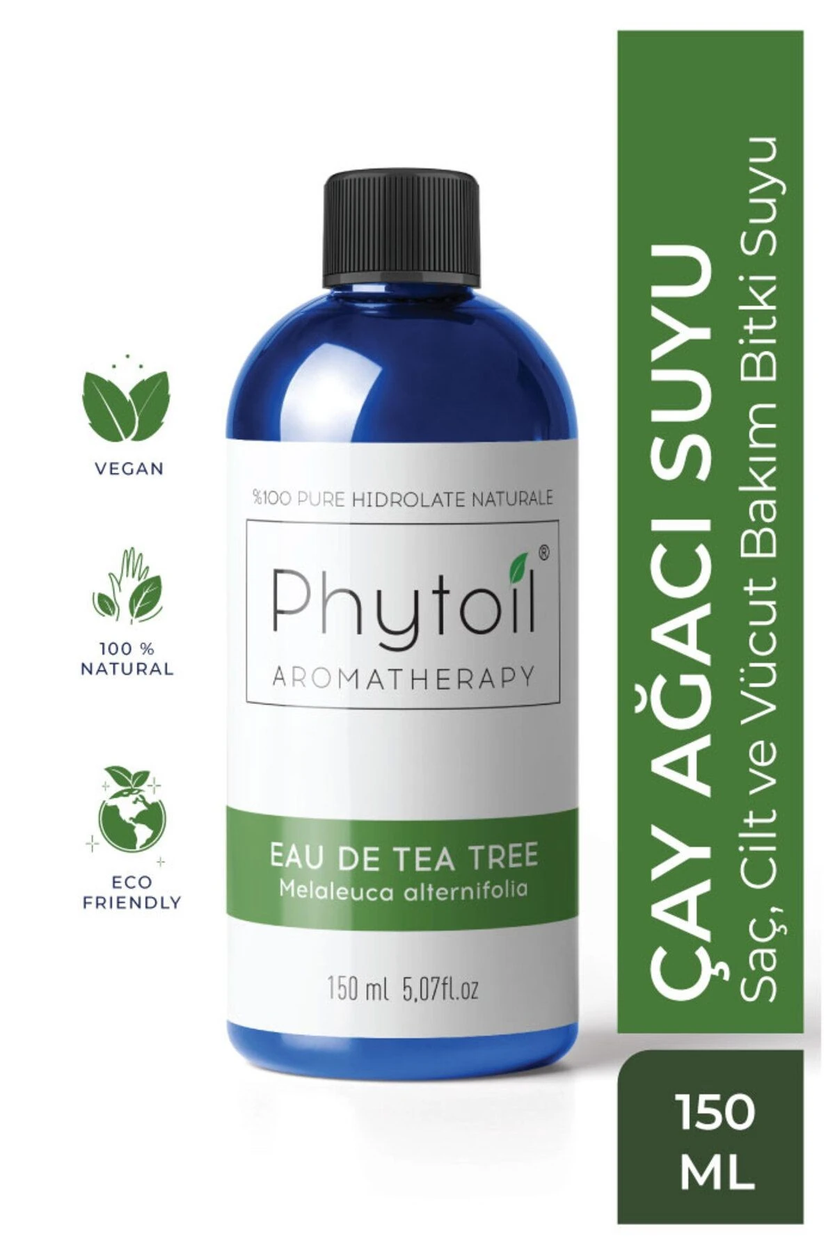 Organik Çay Ağacı Suyu – Saç, Cilt ve Vücut Bakım Bitki Suyu – Eau de Tea Tree 150 ml