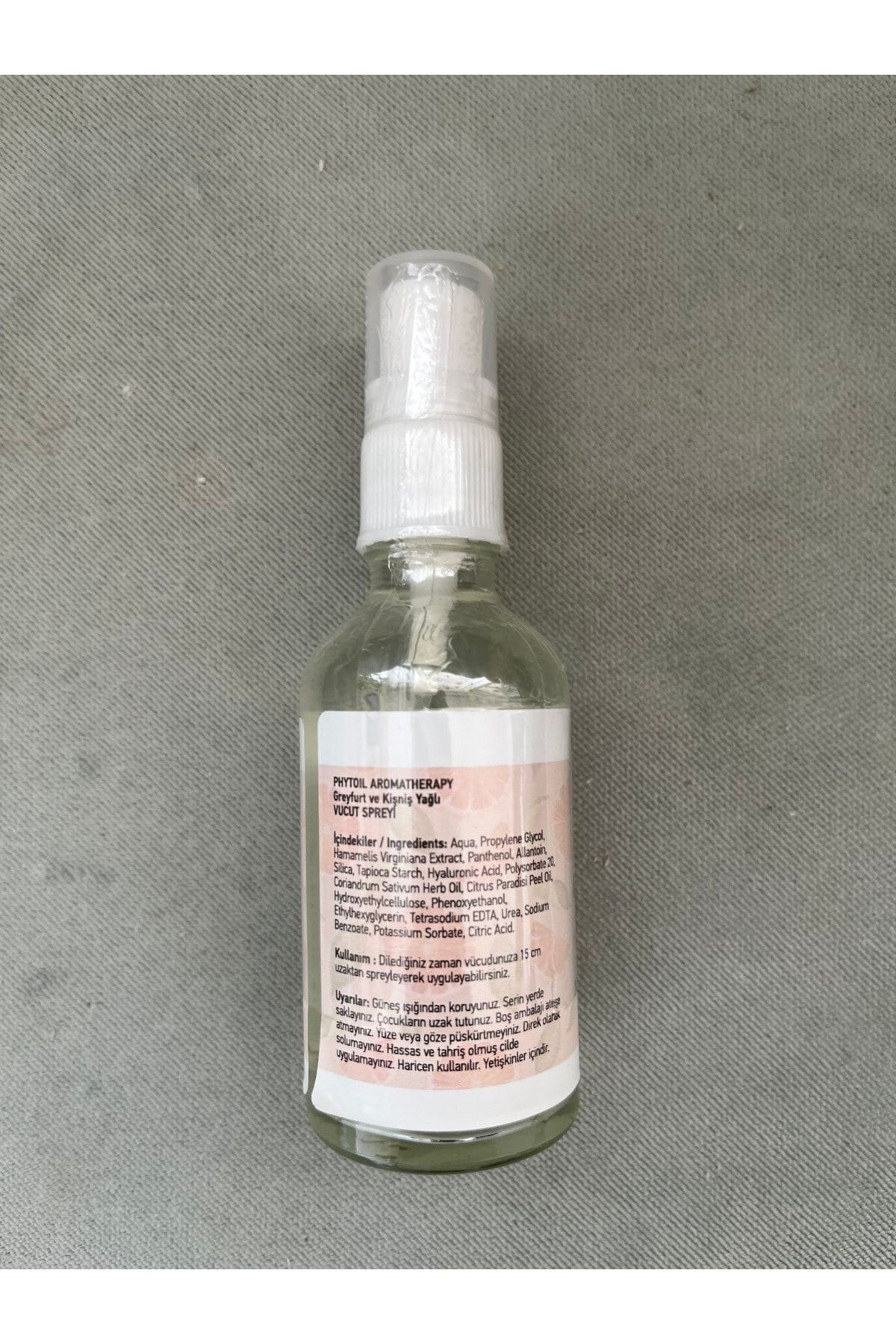 Organik Greyfurtlu Tüm Vücut Için Al Tuzu Içermeyen Ter Ve Koku Önleyici Alkolsüz Deosprey 50ml